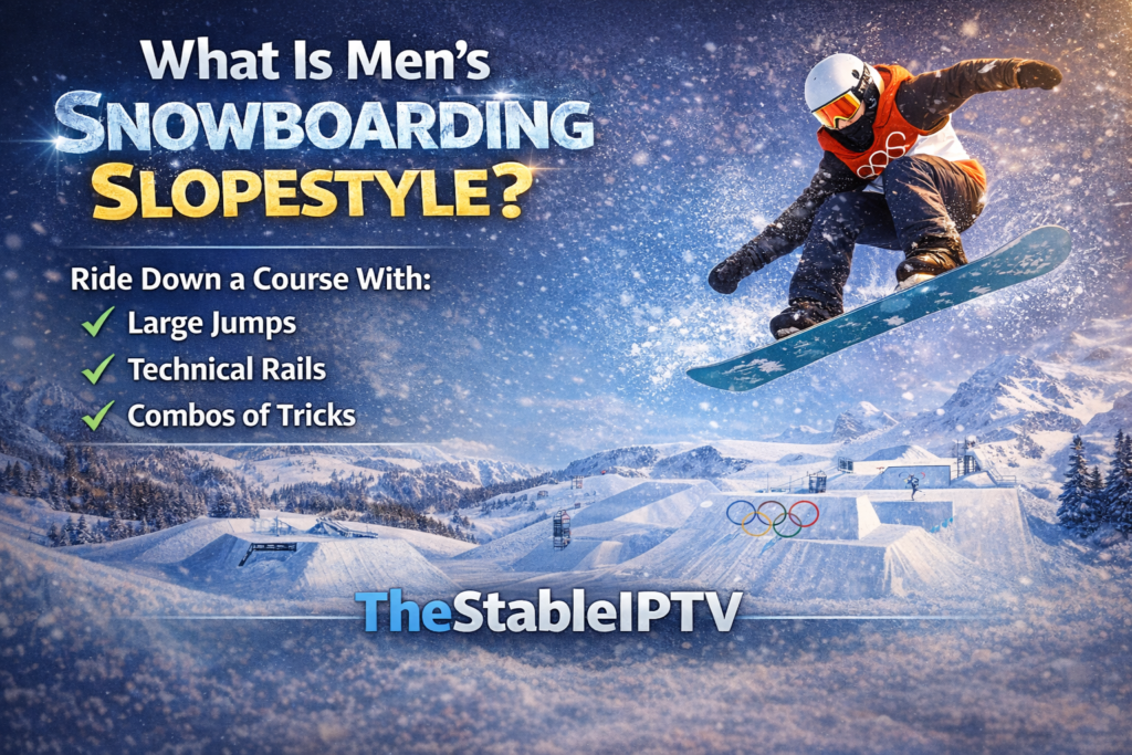 Watch the 2026 Winter Olympics Men’s Snowboarding Slopestyle