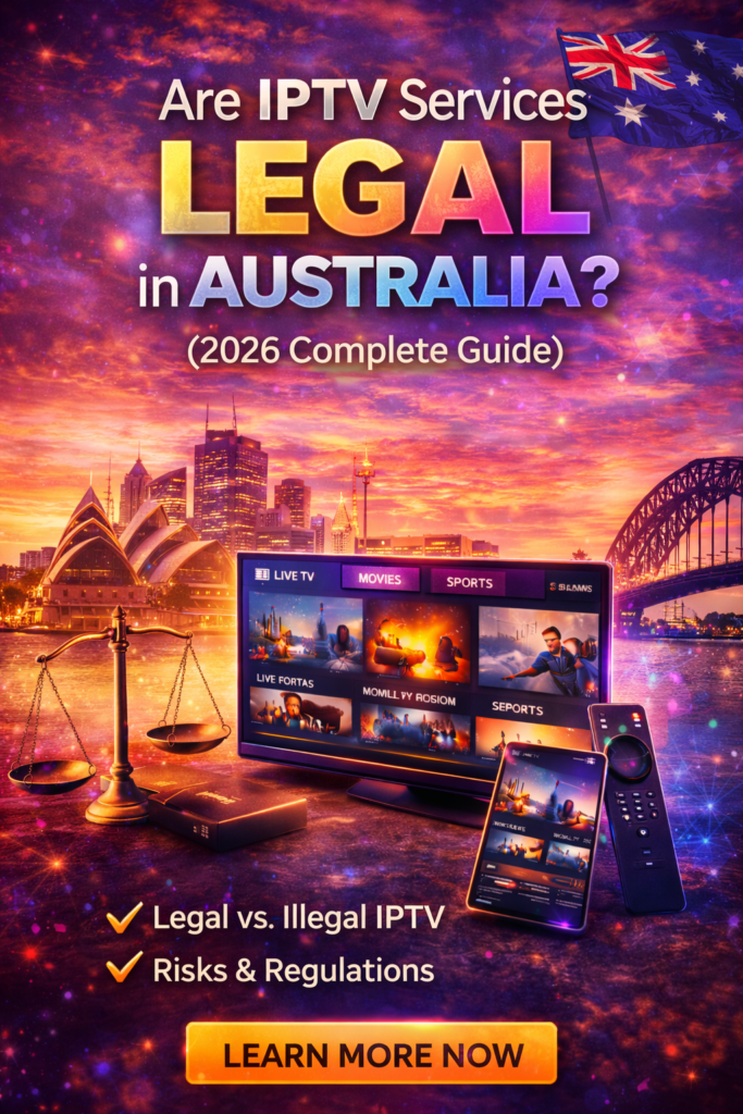 Are IPTV Services Legal in Australia in 2026 ? 6 Are IPTV Services Legal in Australia?