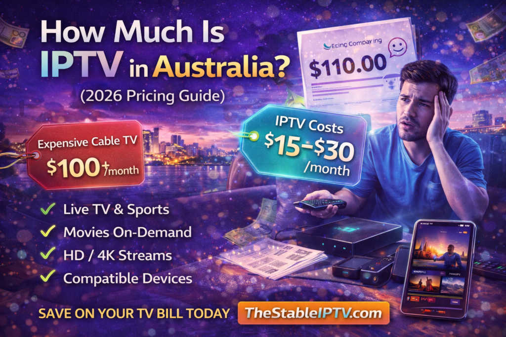 How Much Is IPTV in Australia in 2026 ? 1 How Much Is IPTV in Australia