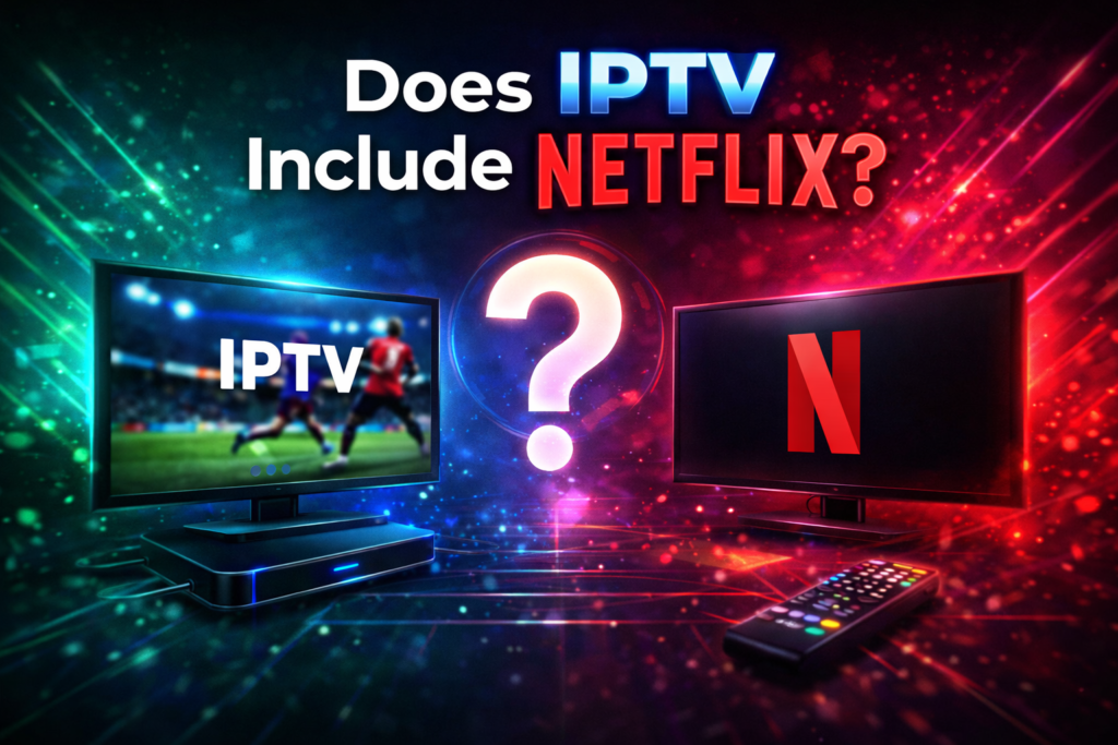 does iptv include netflix 
